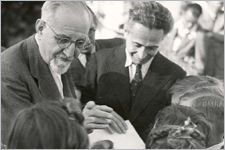 Mit Jakob Bindel / Foto: Kinderfreunde TF_Speiser_mitBindel_KF