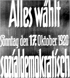 Foto: SPÖ Wahlhplakat_1920_TF_BO2