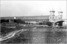 Kronprinz-Rudolf-Brücke, um 1880 / Foto: SPÖ Reichsbruecke_KronprinzRudolf_Bruecke1880_BO2