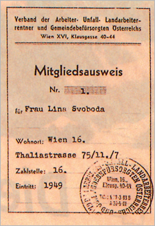 Mitglied Nr.1, Lina Svoboda / Foto: PVÖ TF_PVOe_MitgliedNr1_LinaSvoboda_PVOe