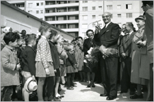Wahlkampf 1965 / Foto: ÖGB-Archiv TF_Jonas_1965_05_Wahl_zum_Bundespaesi_OEGB_Archiv