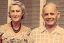 Mit seiner Frau, Muriel Gardiner / Foto: DÖW Buttinger_Gardiner_TF_DOEW