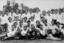 Landstraßer WAT-Frauen, um 1930 / Foto: Bezirksmuseum Landstraße TF_WAT_LandstrasserFrauen_um1930_BM03