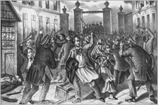 März 1848, Kämpfe an der Mariahilfer Linie / Foto: VGA TF_Maerzgaenge_Maerz1848_Mariahilferlinie_VGA