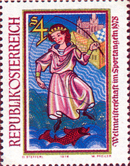 1978_sonderbriefmarke_anlaessl_der_25_weltmeisterschaft_imsuesswasserangeln_inwien_voeafv